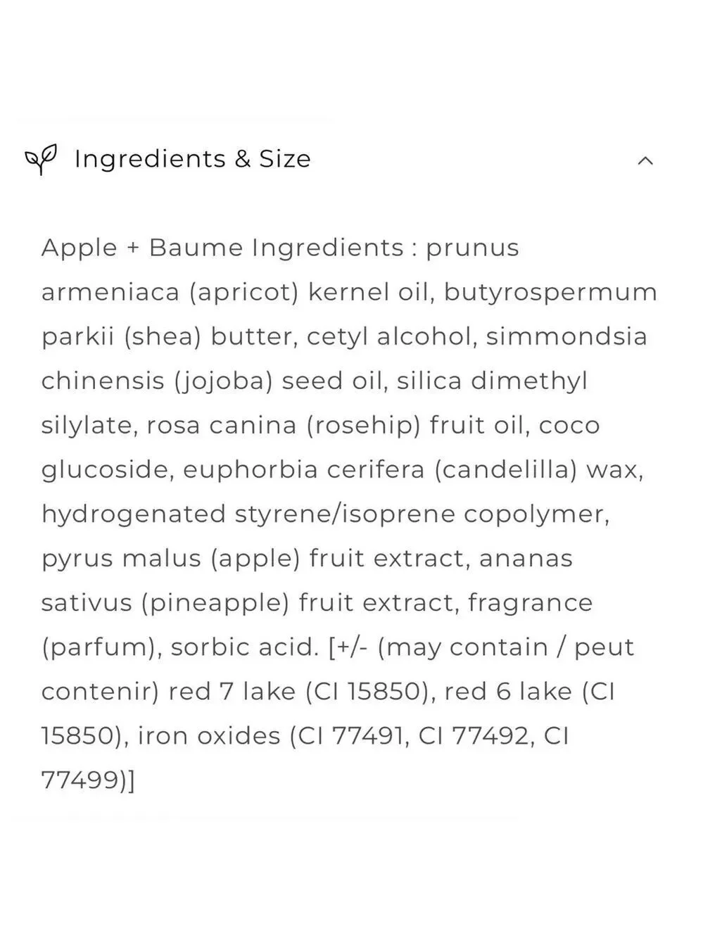 Apple + Baume Glow Lip Mask - Peach